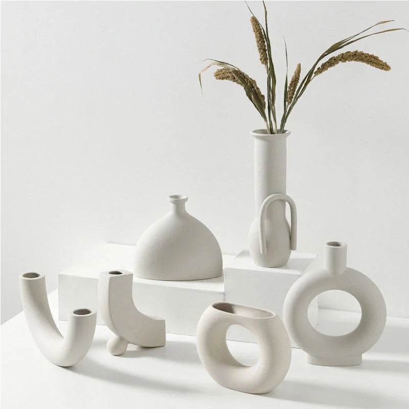 Nordic Ceramic Vase Home Decoration Ornaments